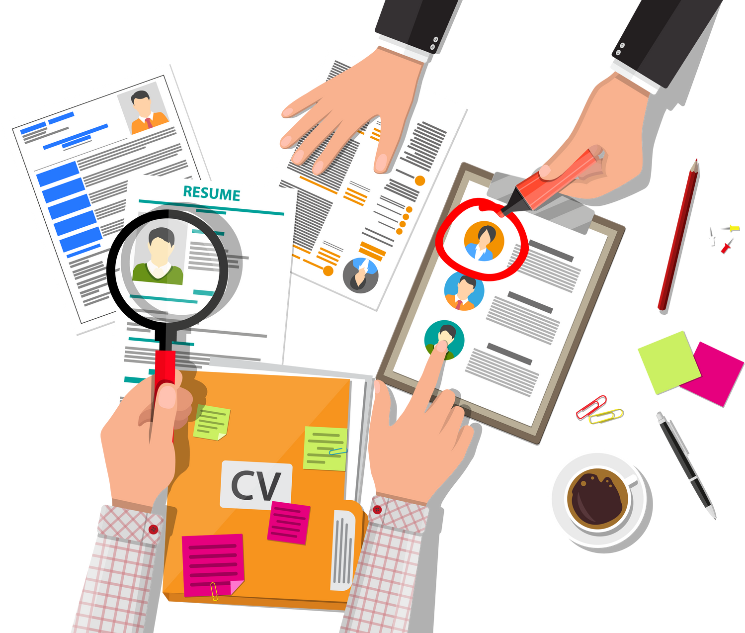 Human Resources Management Concept